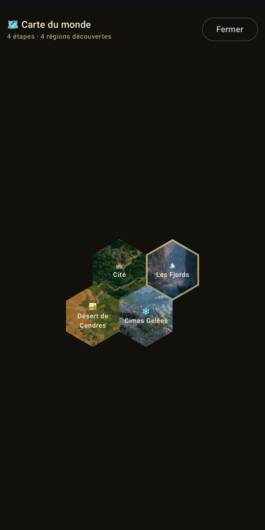 La Destinée — la carte du voyage