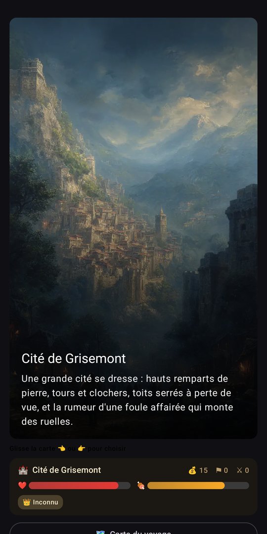 La Destinée — une cité médiévale